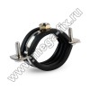 Хомут трубный нержавеющий с 1 гайкой 25-30 мм, 3/4", M8, AISI 304 mega-fix